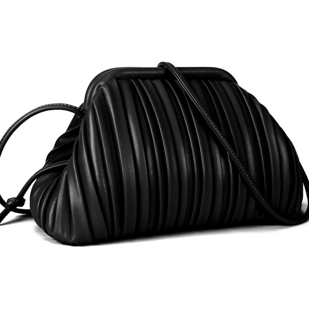 GLITZALL Clutch Purse for Women, Designer Cloud Handbag with shoulder strap